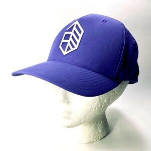 Jones Sports Co. Purple Snapback Perforated Billed Hat